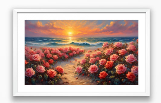 Beach and roses #0304